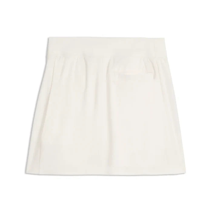 Puma Golf Women's Lana Floral Lace Jacquard 16 Skirt White Color