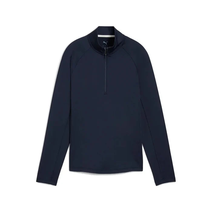 Puma Golf Women's Pure 2.0 Golf 1/4 Zip Navy Color.