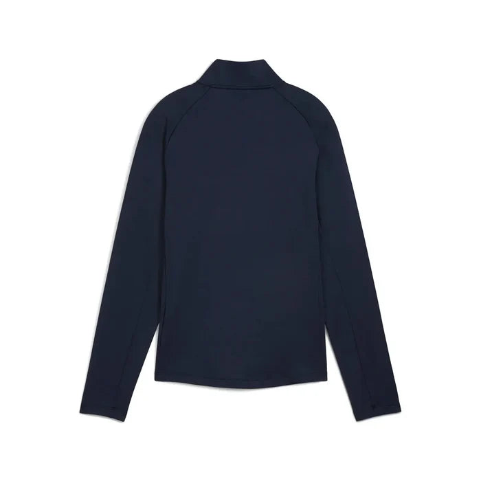 Puma Golf Women's Pure 2.0 Golf 1/4 Zip Navy Color.