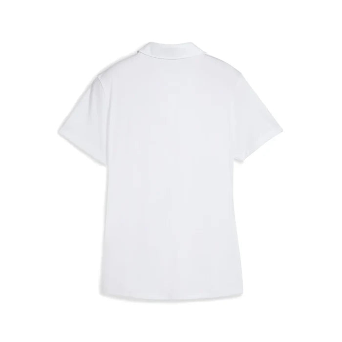 Puma Golf Women's Pure 2.0 Golf Polo White Color