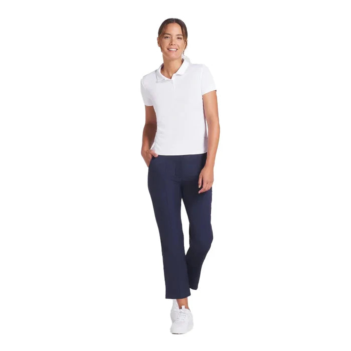 Puma Golf Women's Pure 2.0 Golf Polo White Color
