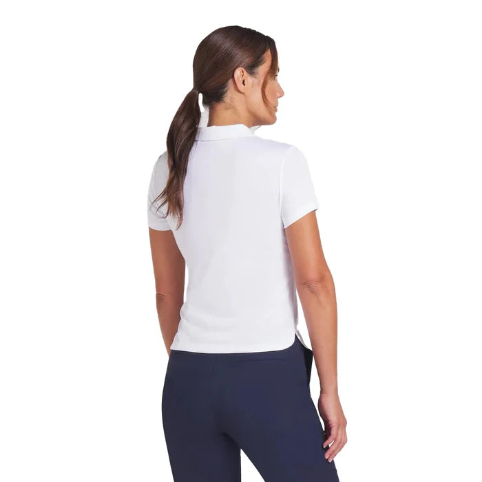 Puma Golf Women's Pure 2.0 Golf Polo White Color