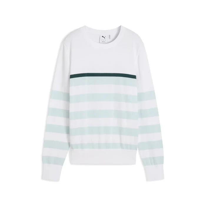 Puma Golf Women's Resort Stripe Sweater White Color