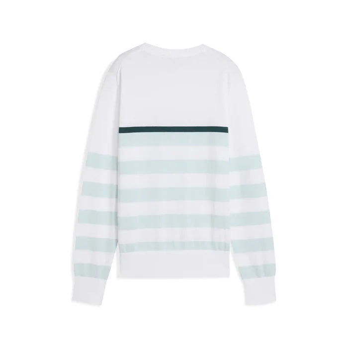 Puma Golf Women's Resort Stripe Sweater White Color