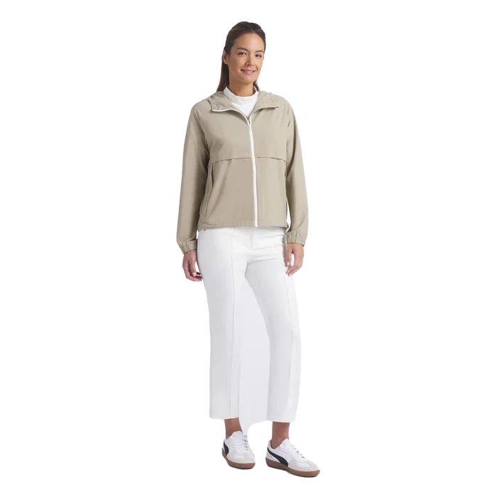Puma Golf Women's Ripguard Full Zip Jacket Brown Color