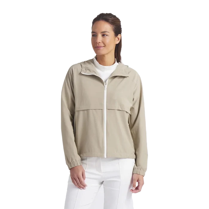 Puma Golf Women's Ripguard Full Zip Jacket Brown Color