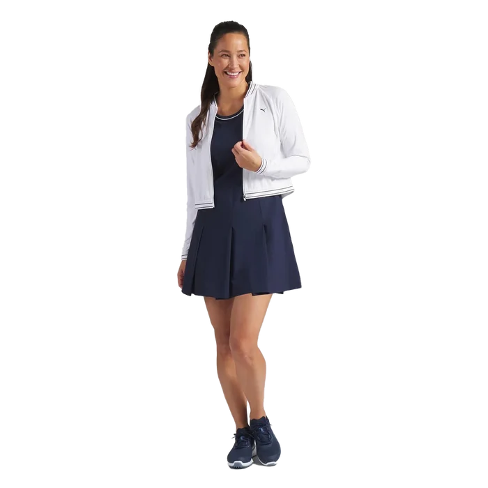 puma Golf Women's UV Sport Golf Jacket White Color