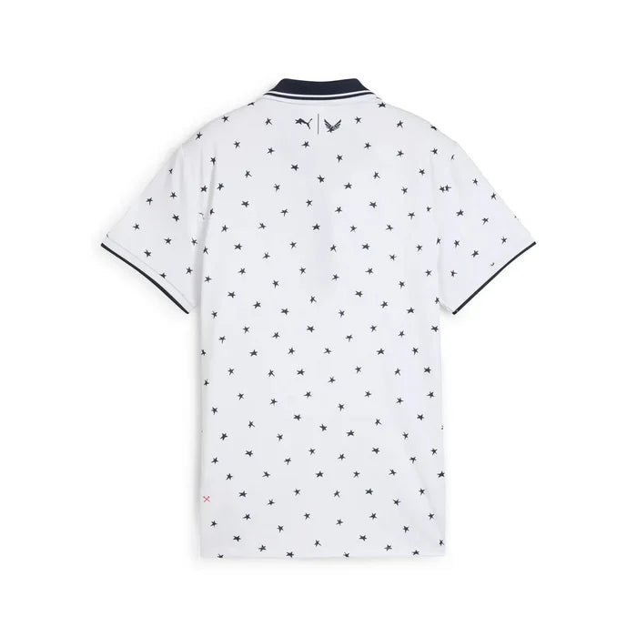 Puma Golf Women's Volition Dancing Stars Golf Polo White Color.