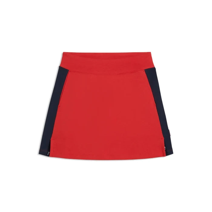 Puma Golf Women's X Volition Skirt 16 red  color.