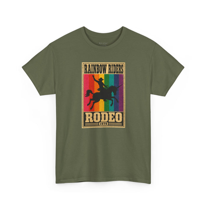 Rainbow Riders Queer Rodeo T-Shirt | Walt & Pete® Western Pride Tee