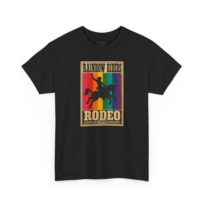 Rainbow Riders Queer Rodeo T-Shirt | Walt & Pete® Western Pride Tee
