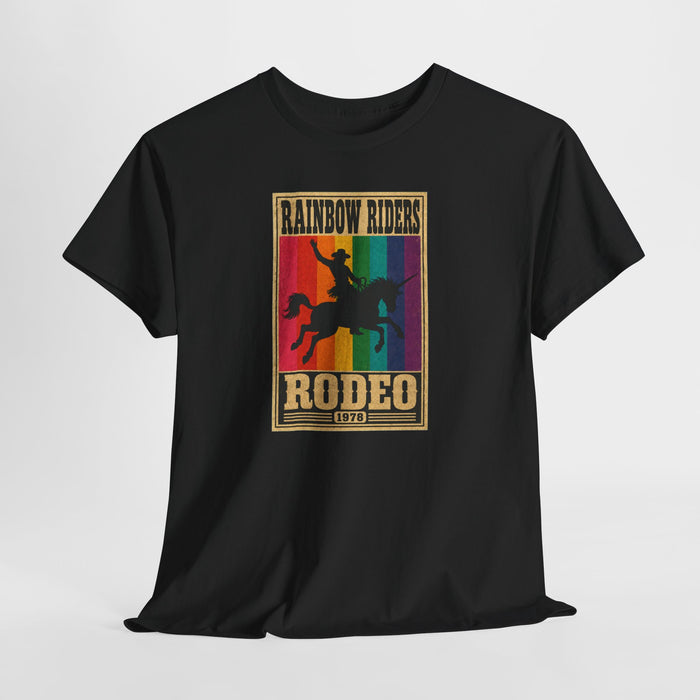 Rainbow Riders Queer Rodeo T-Shirt | Walt & Pete® Western Pride Tee