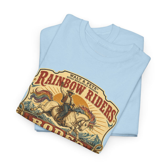 Vintage-style Black queer cowboy rodeo graphic tee by Walt and