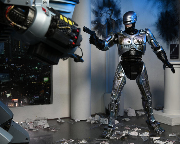 Robocop Battle Damaged Robocop with Chair Ultimate 7 Inch Scale Action Figure