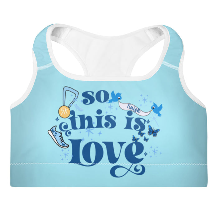 runDisney Cinderella Princess running weekend Padded Sports Bra