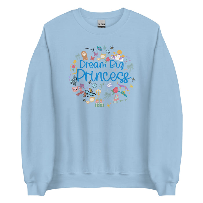 runDisney Dream Big Princess Sweatshirt Princess Half Marathon Unisex Sweatshirt