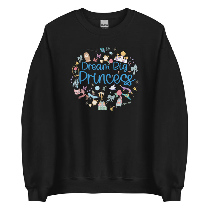 runDisney Dream Big Princess Sweatshirt Princess Half Marathon Unisex Sweatshirt