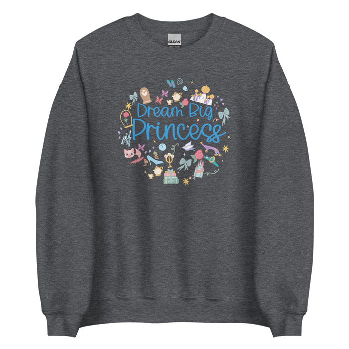runDisney Dream Big Princess Sweatshirt Princess Half Marathon Unisex Sweatshirt