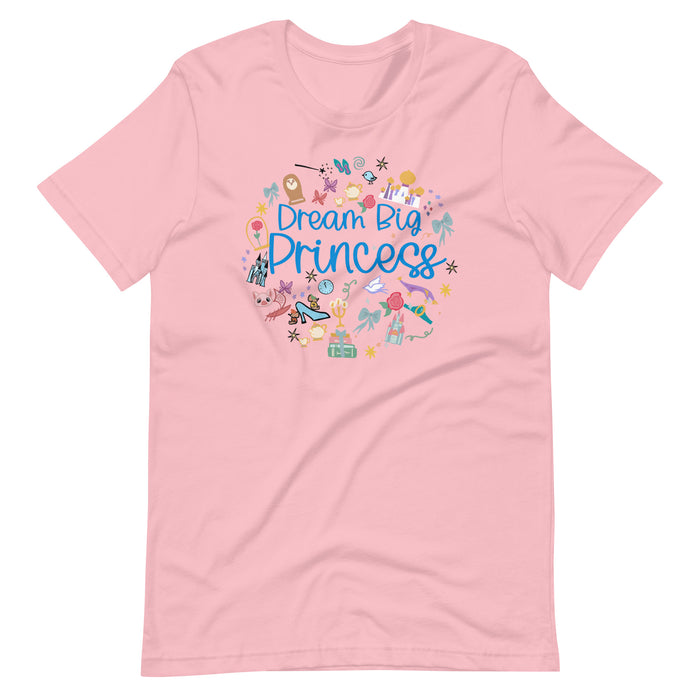 runDisney Dream Big Princess T-Shirt Princess Yoga Half Marathon Unisex T-Shirt