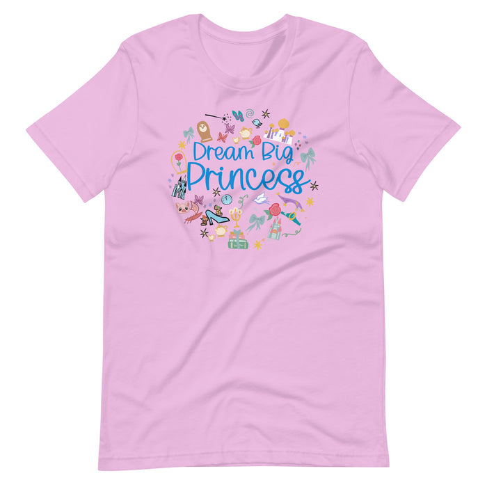 runDisney Dream Big Princess T-Shirt Princess Yoga Half Marathon Unisex T-Shirt