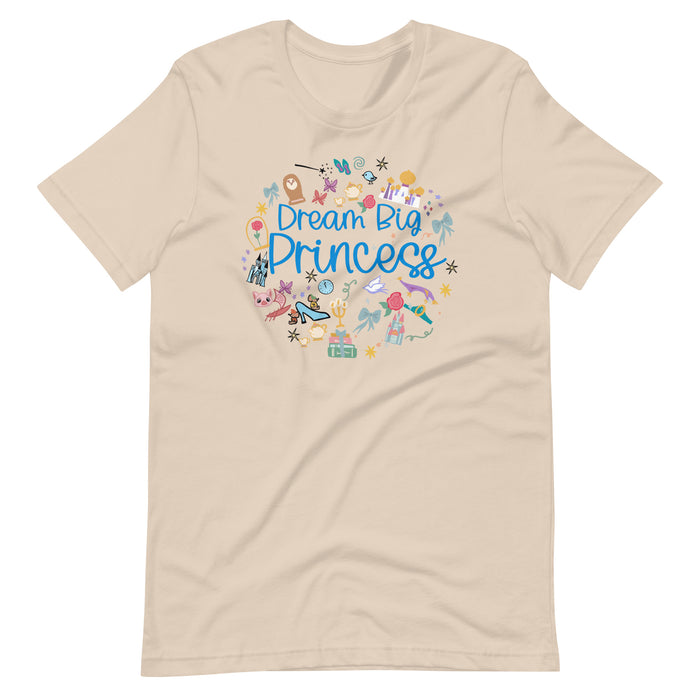 runDisney Dream Big Princess T-Shirt Princess Yoga Half Marathon Unisex T-Shirt