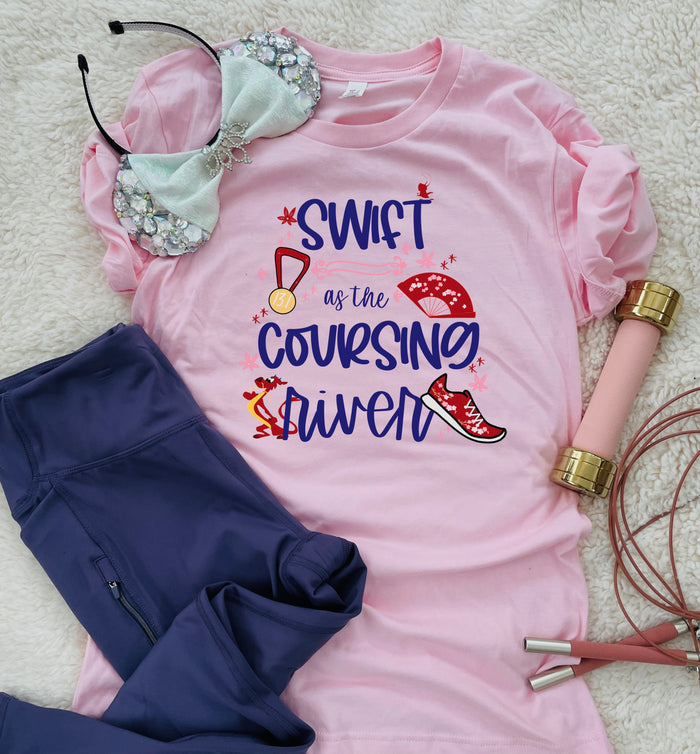 runDisney Mulan Running runDisney Swift as the Coursing River Short-Sleeve Unisex T-Shirt