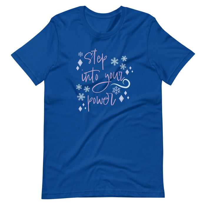 runDisney Princess Frozen Step Into Your Power Running Half Marathon Challenge Unisex t-shirt