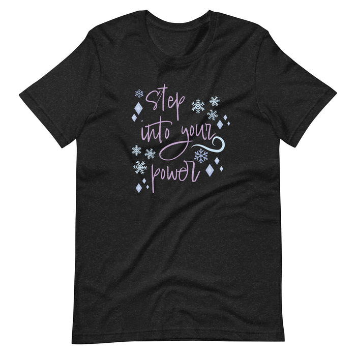 runDisney Princess Frozen Step Into Your Power Running Half Marathon Challenge Unisex t-shirt