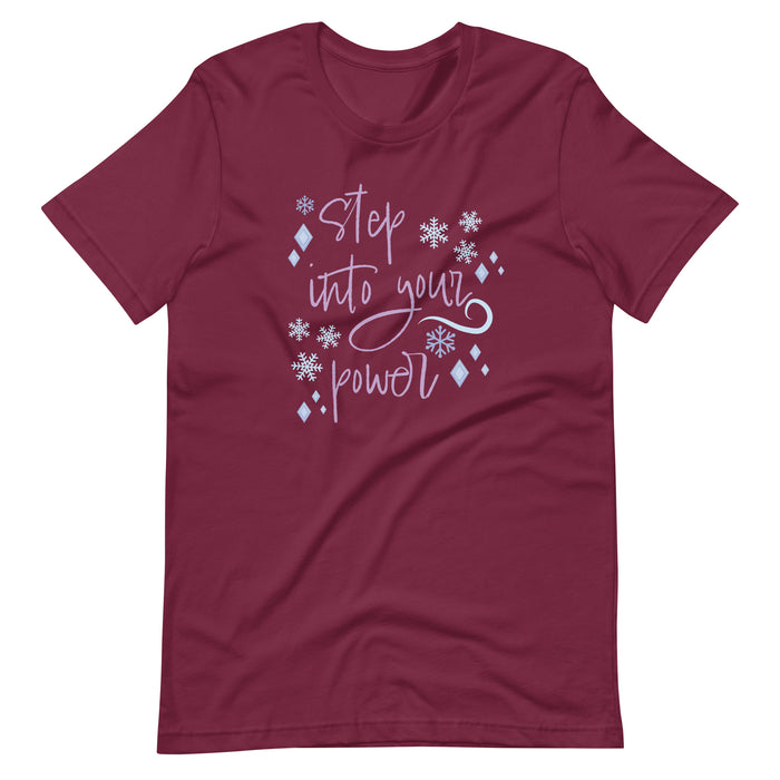 runDisney Princess Frozen Step Into Your Power Running Half Marathon Challenge Unisex t-shirt