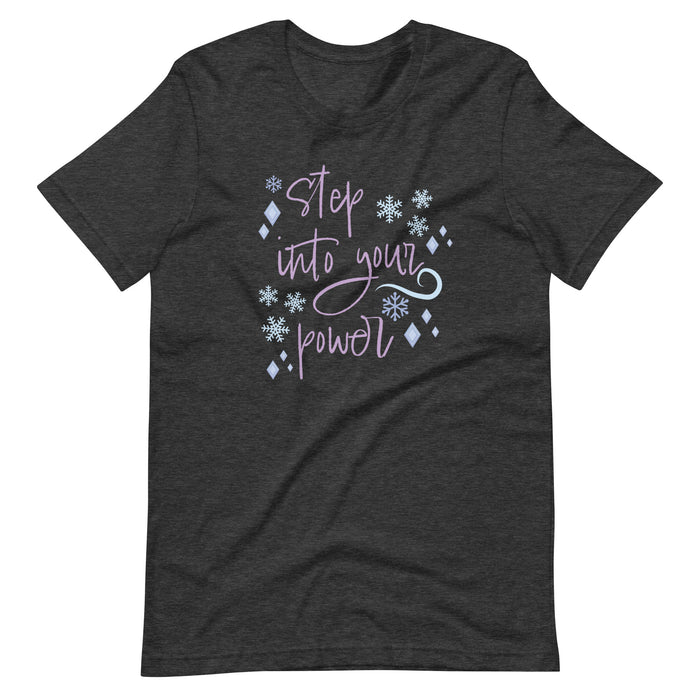 runDisney Princess Frozen Step Into Your Power Running Half Marathon Challenge Unisex t-shirt