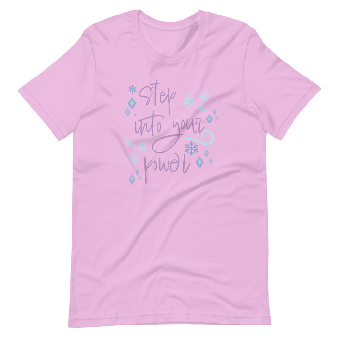 runDisney Princess Frozen Step Into Your Power Running Half Marathon Challenge Unisex t-shirt
