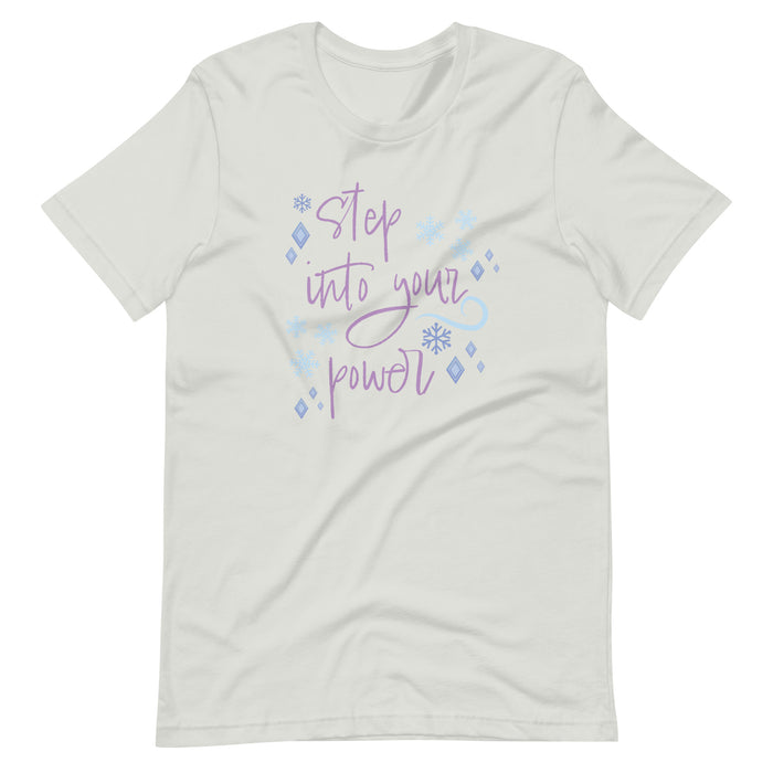 runDisney Princess Frozen Step Into Your Power Running Half Marathon Challenge Unisex t-shirt