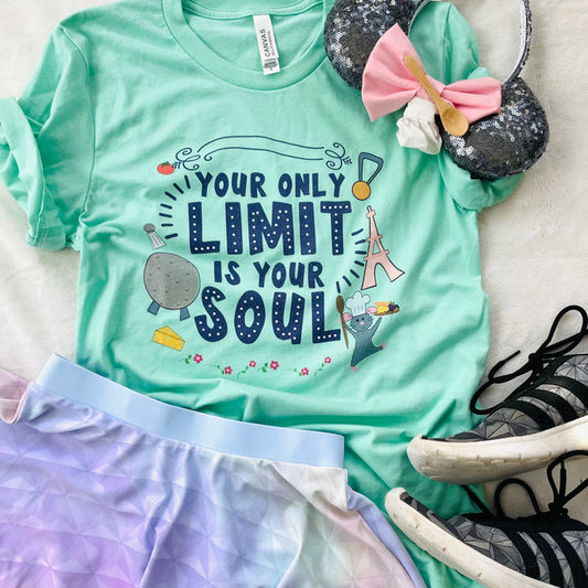 runDisney Ratatouille READY TO SHIP-Heather Mint- Small