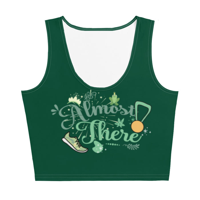 runDisney Tiana Almost There Crop Top - READY TO SHIP-Green- Medium