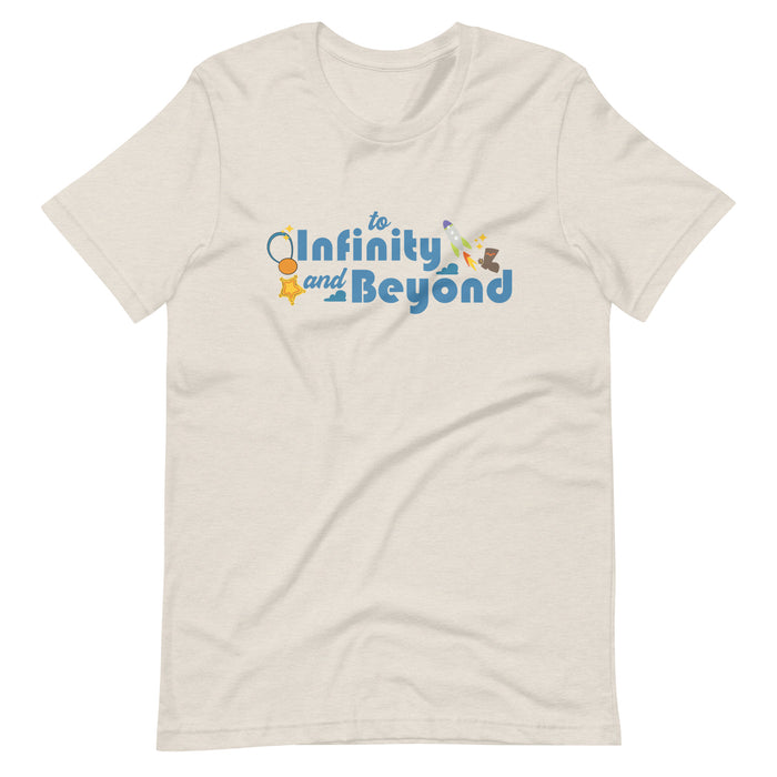 runDisney Toy Story Springtime Surprise To Infinity and Beyond running Unisex t-shirt