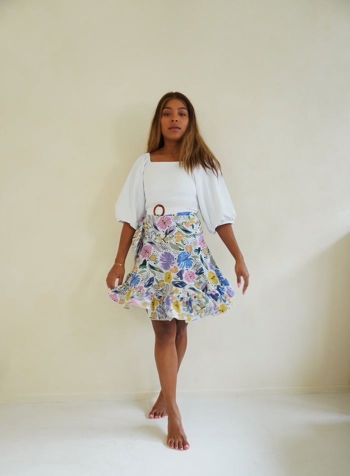 Saira Swim skirt - Floral
