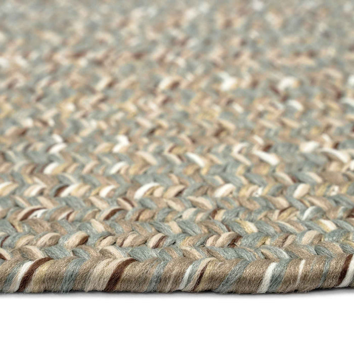 Sea Glass Spa Braided Rug Oval image