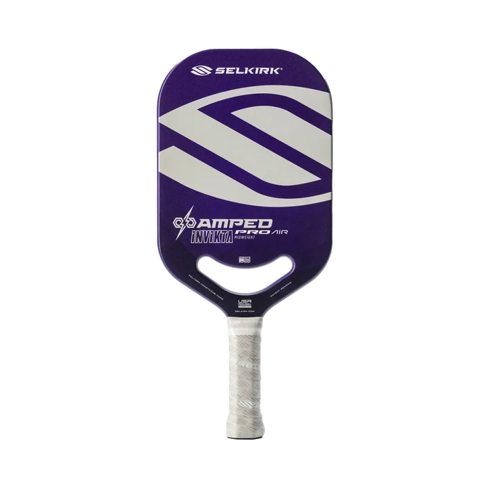 Selkirk AMPED Pro Air Invikta Pickleball Paddle Purple color