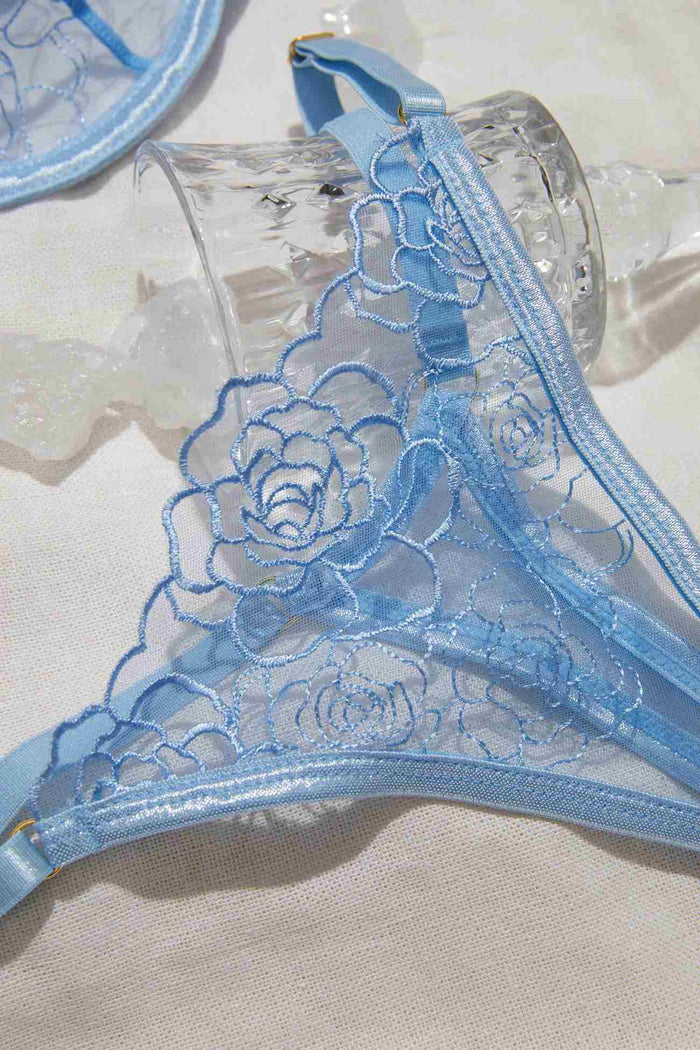 Sheer Lingerie in Blue