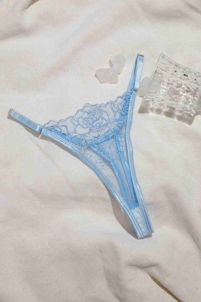 Sheer Lingerie in Blue