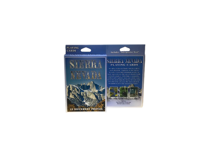 Sierra Nevada Mount Whitney Playing Cards