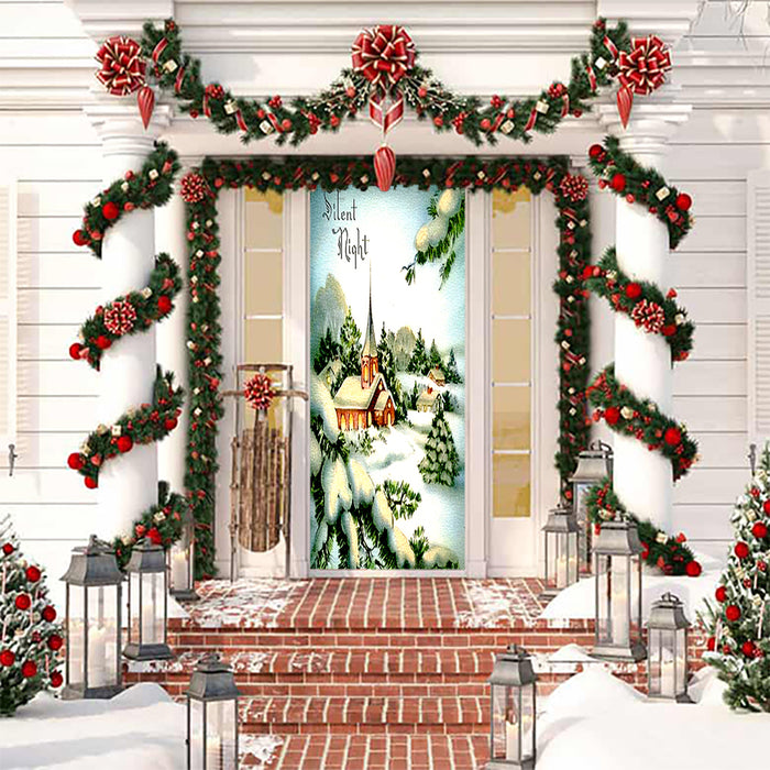 DoorFoto Door Cover Silent Night