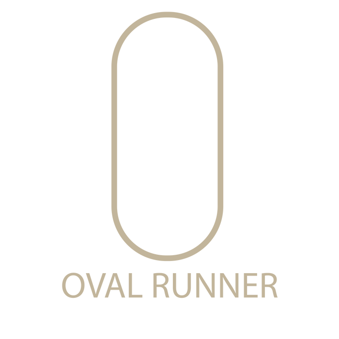 Oval / 24" x 8' Runner