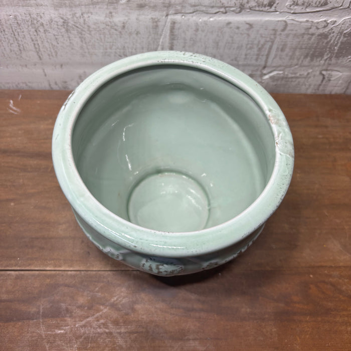 Soft Green Ceramic Planter Pot