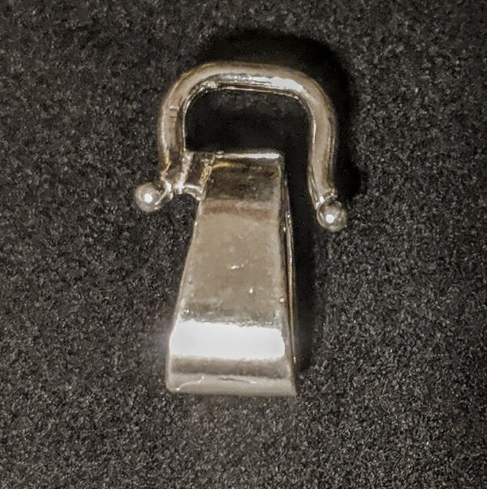 Solid Sterling Silver or 14kt Yellow Gold Omega Converter Bail (Fits 5 or 7mm Omega Chains) New, Made in USA 149-300/169-300
