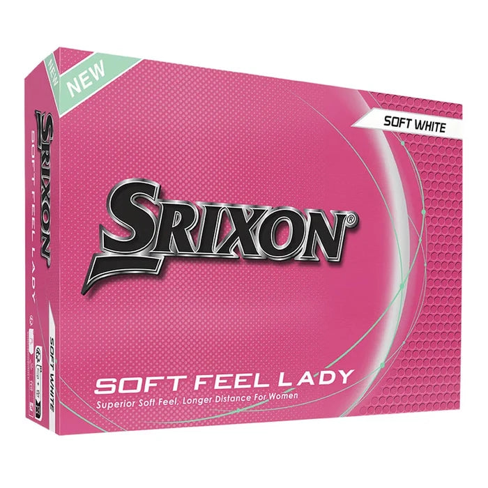 Srixon Lady Soft Feel Golf Balls White Color