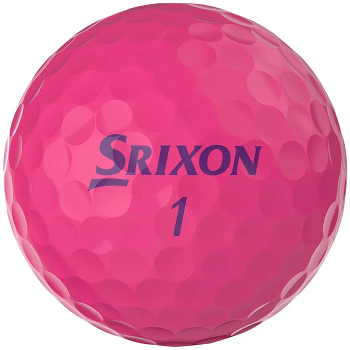 Srixon Lady Soft Feel Golf Balls Pink Color