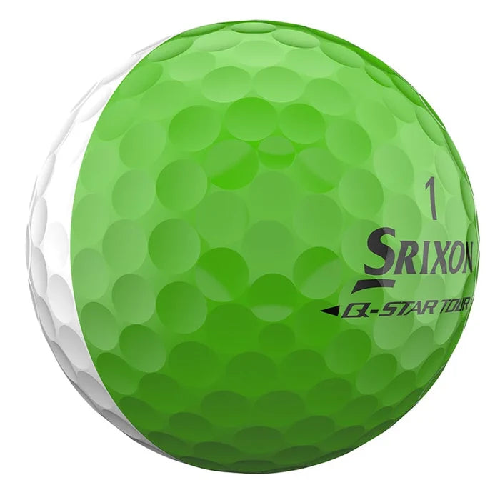 Srixon Q-Star Tour Divide Golf Balls Green Color
