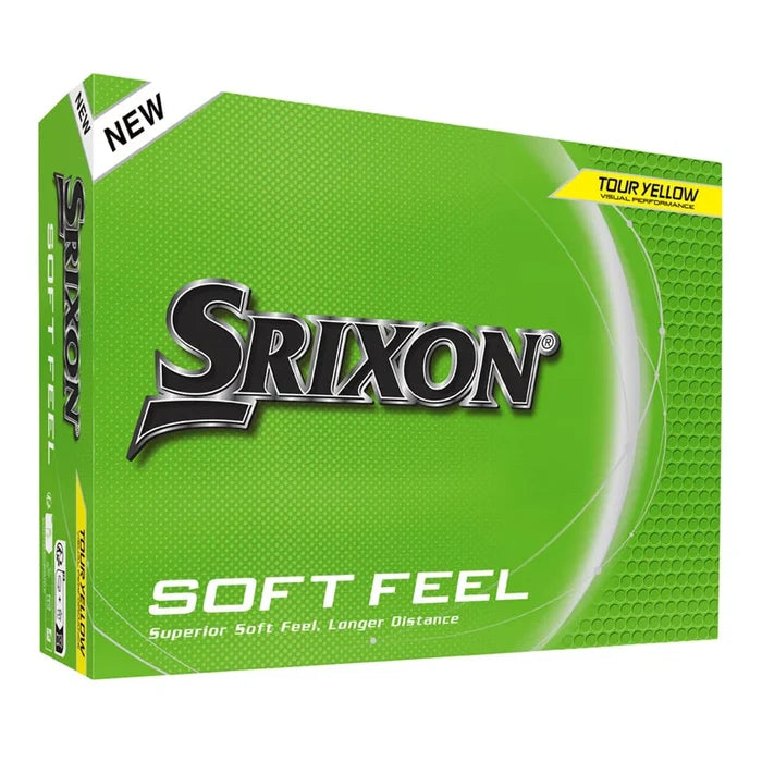 Srixon Soft Feel Golf Balls Yellow Color
