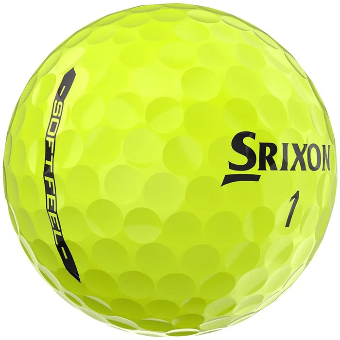 Srixon Soft Feel Golf Balls Yellow Color